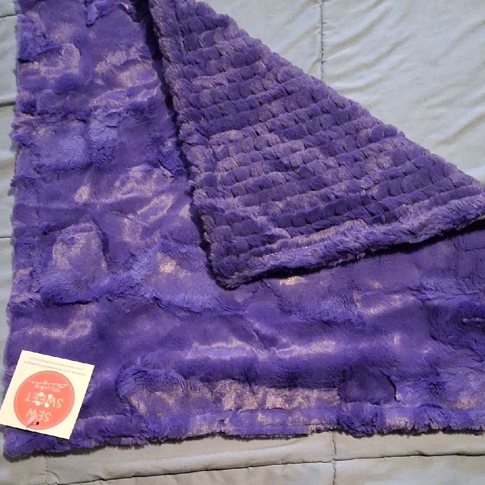 Minky Purple Plush Blanket